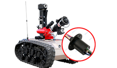 Features of Slip Rings for Fire-fighting Robots