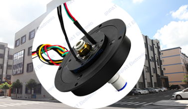 Integrated Ethernet signal slip rings for high-speed data transmission